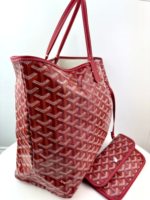 Goyard Saint Louis Pm Tote Bag Red