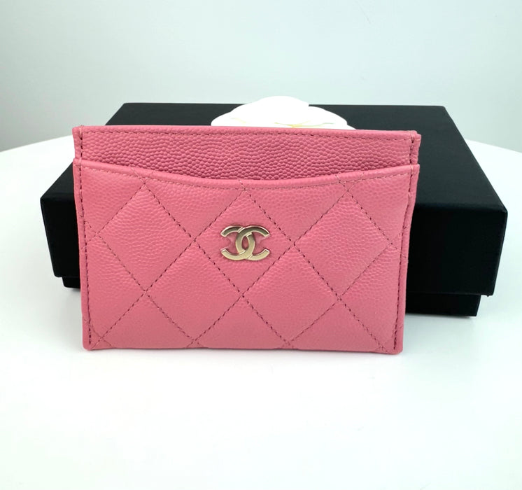 Chanel Classic Card Holder in Pink