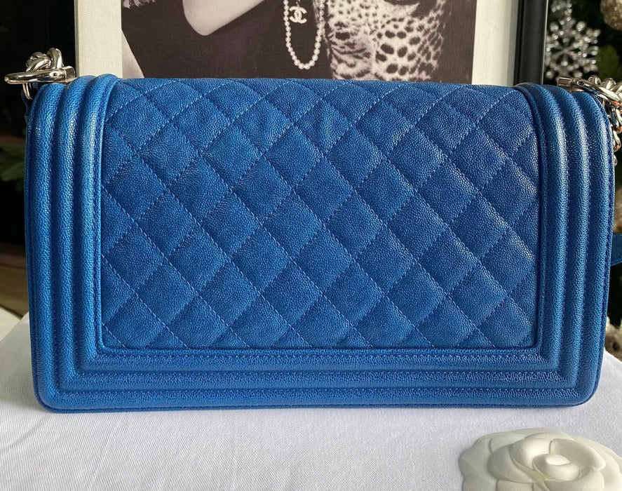 Chanel Medium Boy Bag Blue