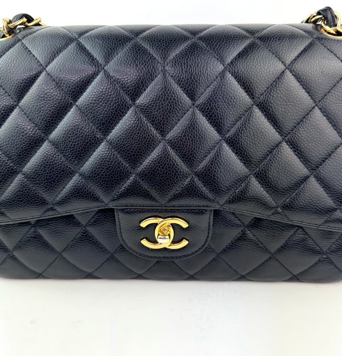 Chanel Large Caviar flap classic bag