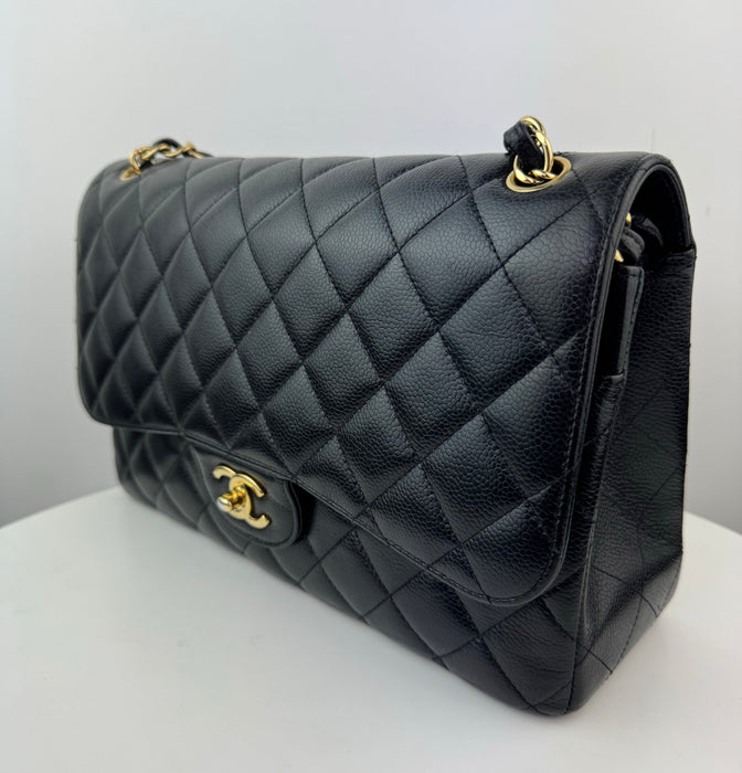 Chanel Large Caviar flap classic bag