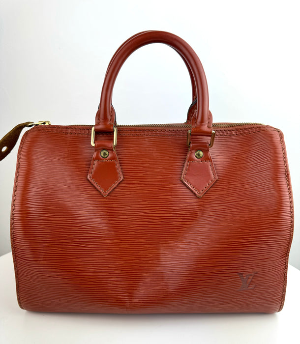 Louis Vuitton Speedy 30 Epi Brown