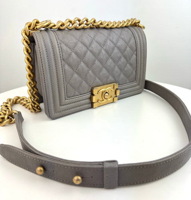 Chanel Caviar Quilted Small Boy bag