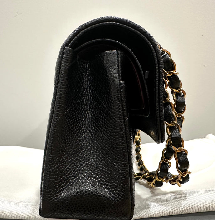 Chanel Classic Small Double Flap Caviar Quilted Bag