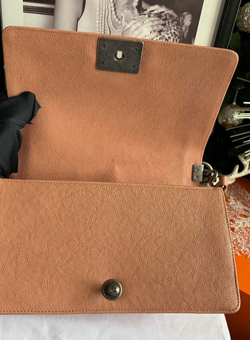 Chanel Medium Boy Bag Tan