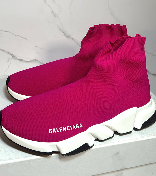 Balenciaga Pink sock sneakers