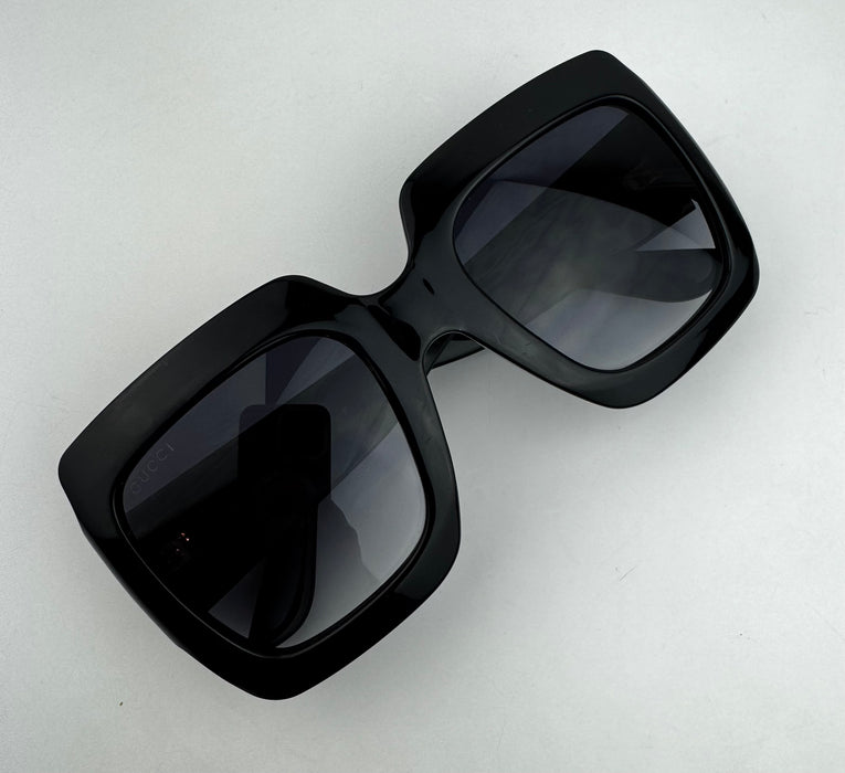 Gucci Acetate Square Sunglasses in Black