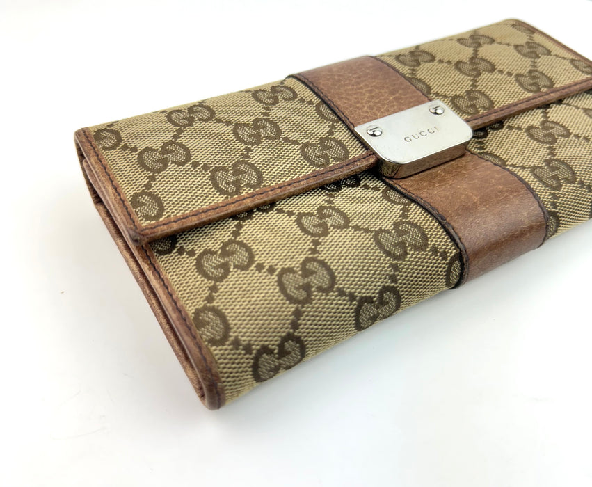 Gucci Continental Beige Wallet