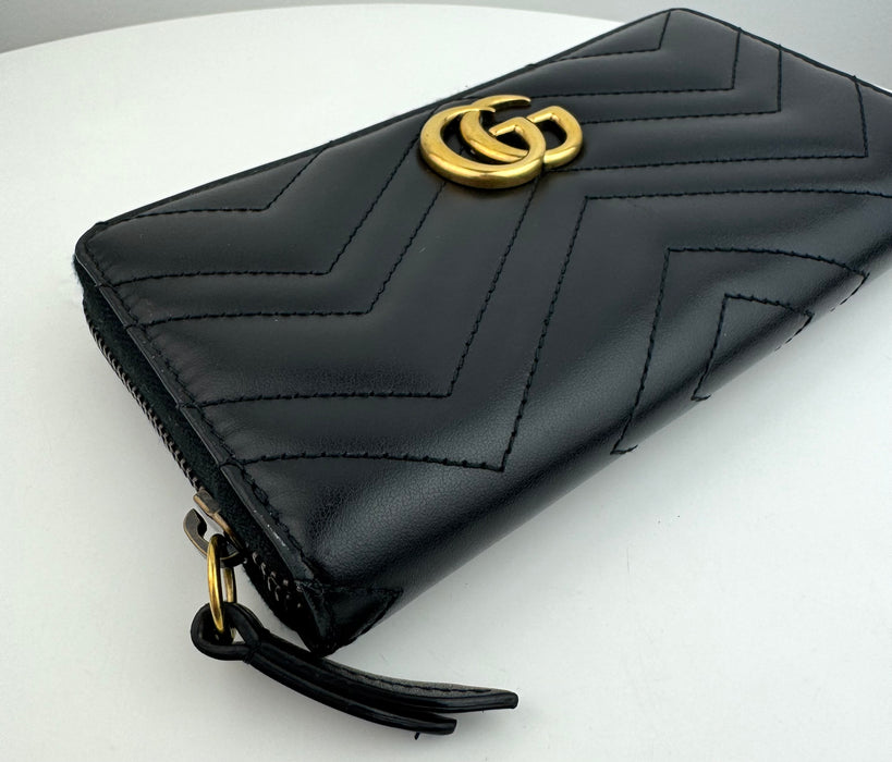 Gucci GG Marmont Zip Around Wallet