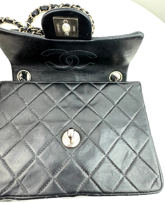 Chanel Mini Flap Lambskin Square Classic