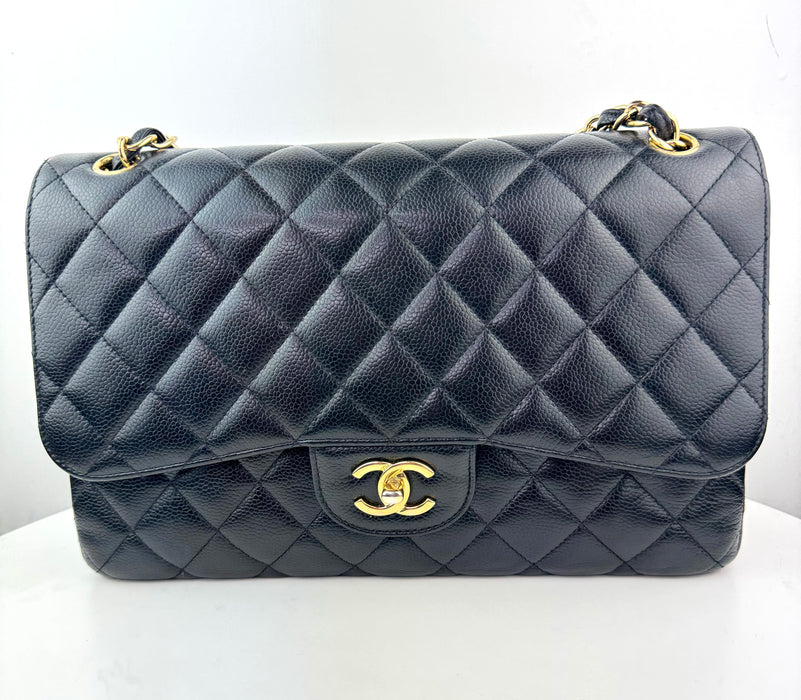 Chanel Large Caviar flap classic bag