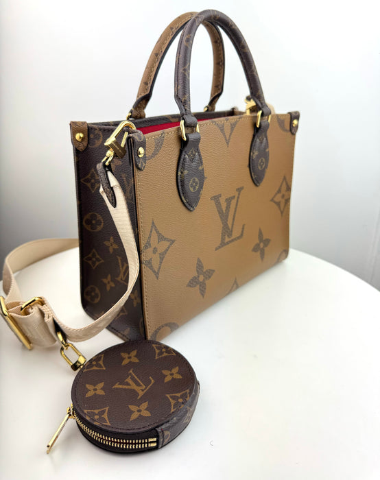 Louis Vuitton OnTheGo Pm in Monogram Brown