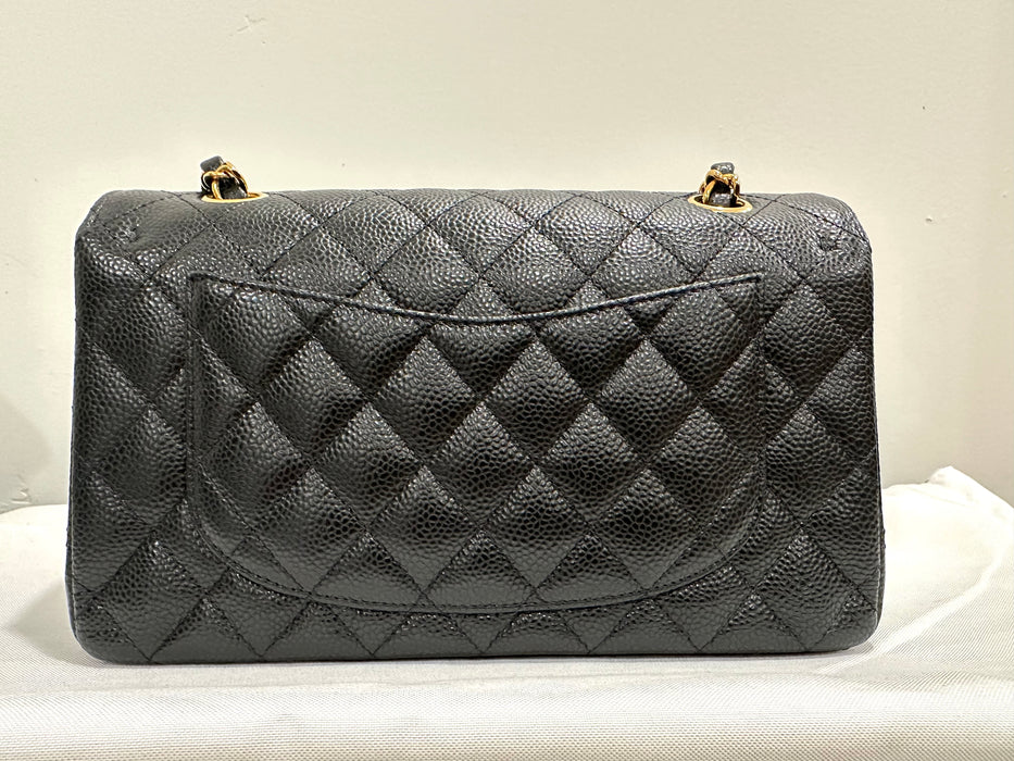 Chanel Classic Small Double Flap Caviar Quilted Bag