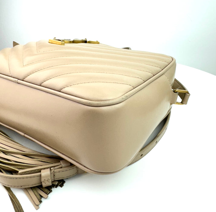 Saint Laurent Lou Camera Bag Nude