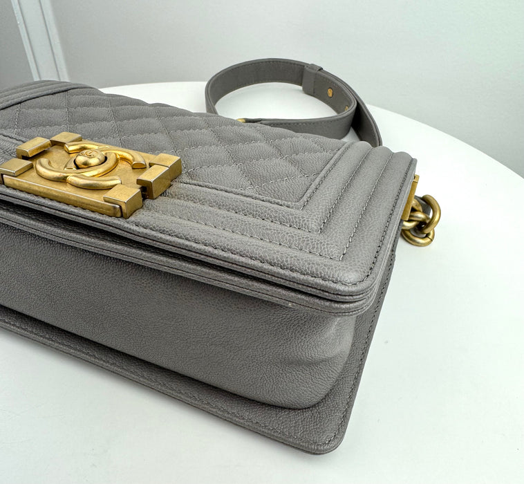 Chanel Caviar Quilted Small Boy bag