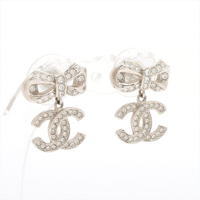 Chanel CC Bow Earrings