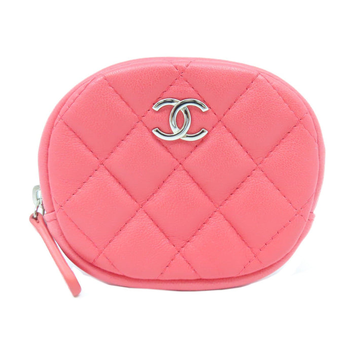 Chanel Coin Case Pink Lambskin