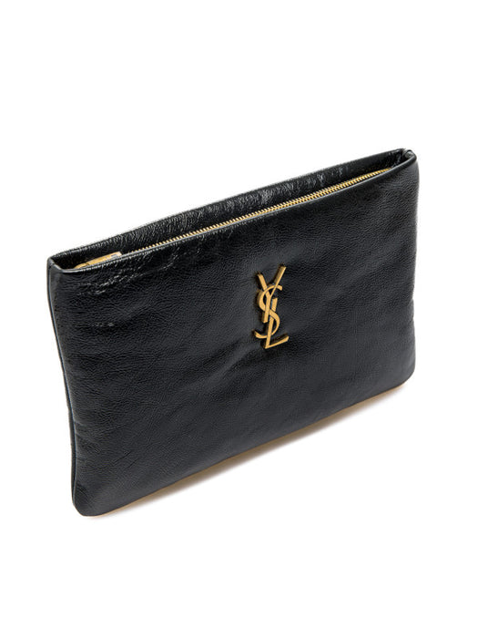 Saint Laurent Calypso padded clutch bag