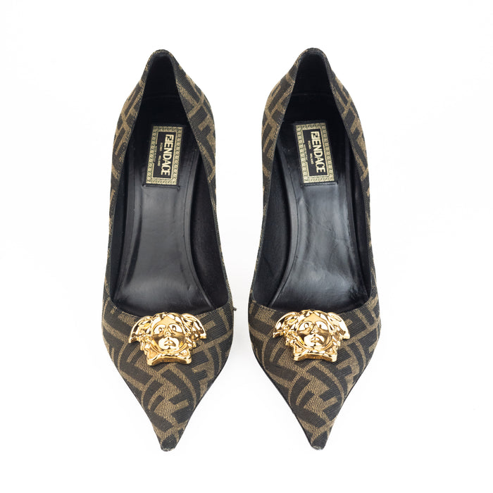 Fendace FF Jacquard Pumps