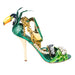 Dolce & Gabbana Leather Tropical Embellished Sandals