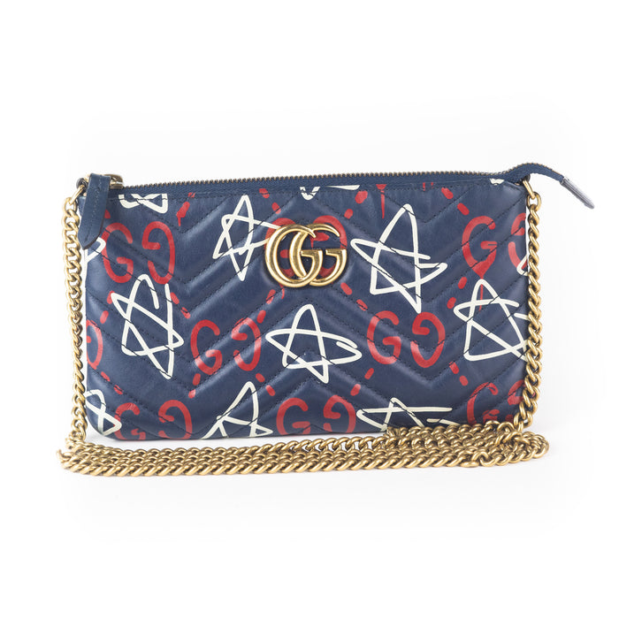 Gucci GG Marmont Ghost Star Chain Bag