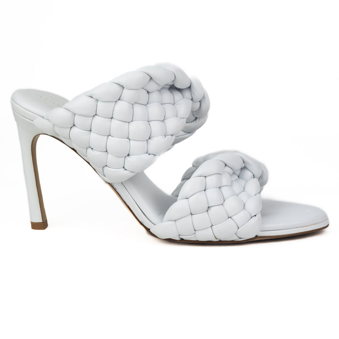 Bottega Veneta BV Curve Sandals in Optic White