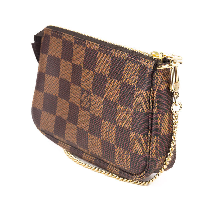 Louis Vuitton Mini Pochette Accessoires in Damier Ebene