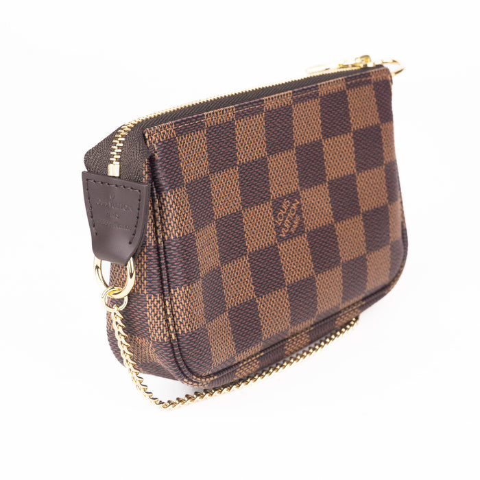 Louis Vuitton Mini Pochette Accessoires in Damier Ebene