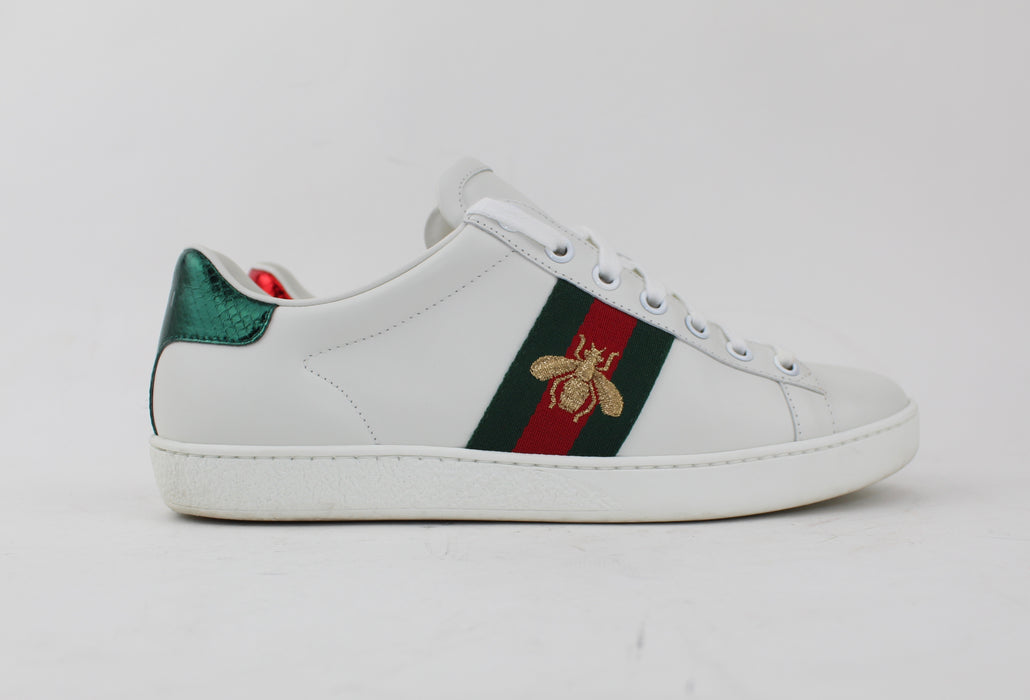 GUCCI WOMEN'S ACE EMBROIDERED SNEAKER - LuxurySnob