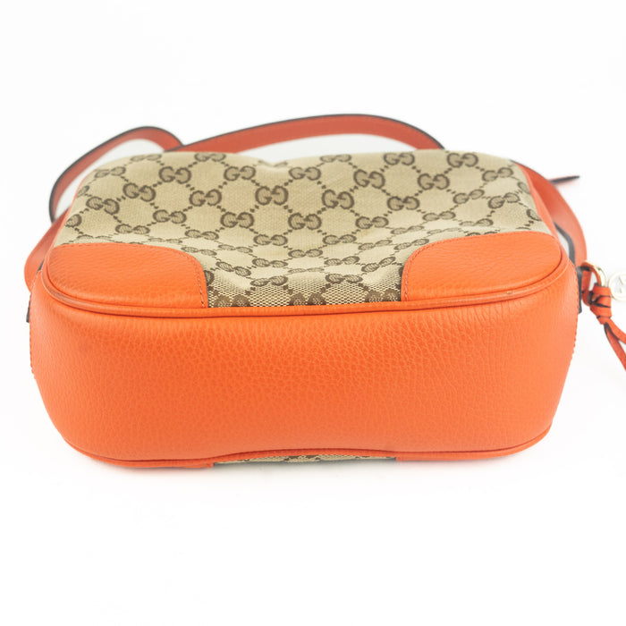 Gucci GG Canvas Bree Bag in orange