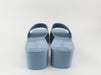 Gucci Rubber Slide Sandal Light Blue