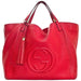 Gucci Large Soho Tote in Red Leather