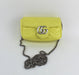 GUCCI GG MARMONT LEATHER SUPER MINI YELLOW