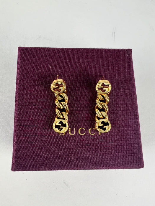 Gucci Earrings with Interlocking G