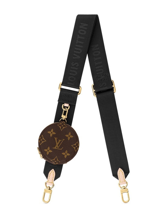 LOUIS VUITTON BANDOULIERE  STRAP BLACK