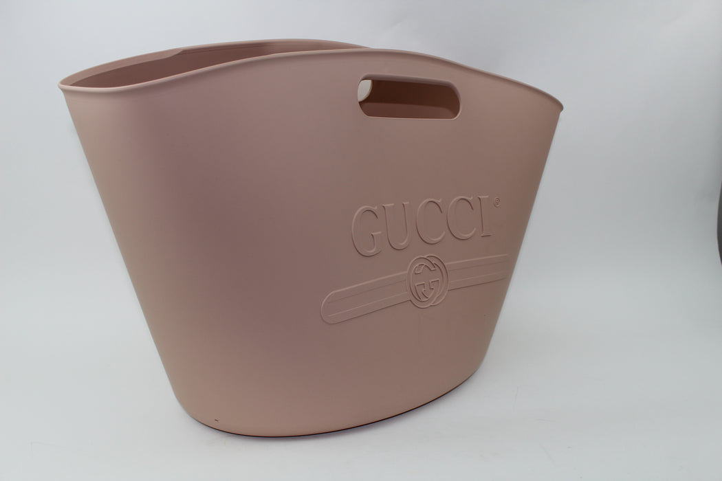 GUCCI LOGO RUBBER BUCKET TOTE BAG - LuxurySnob