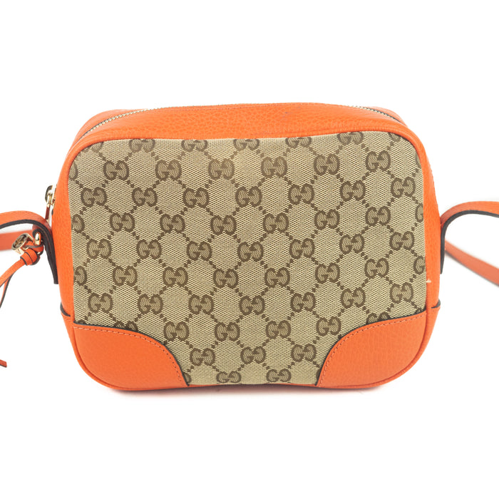 Gucci GG Canvas Bree Bag in orange