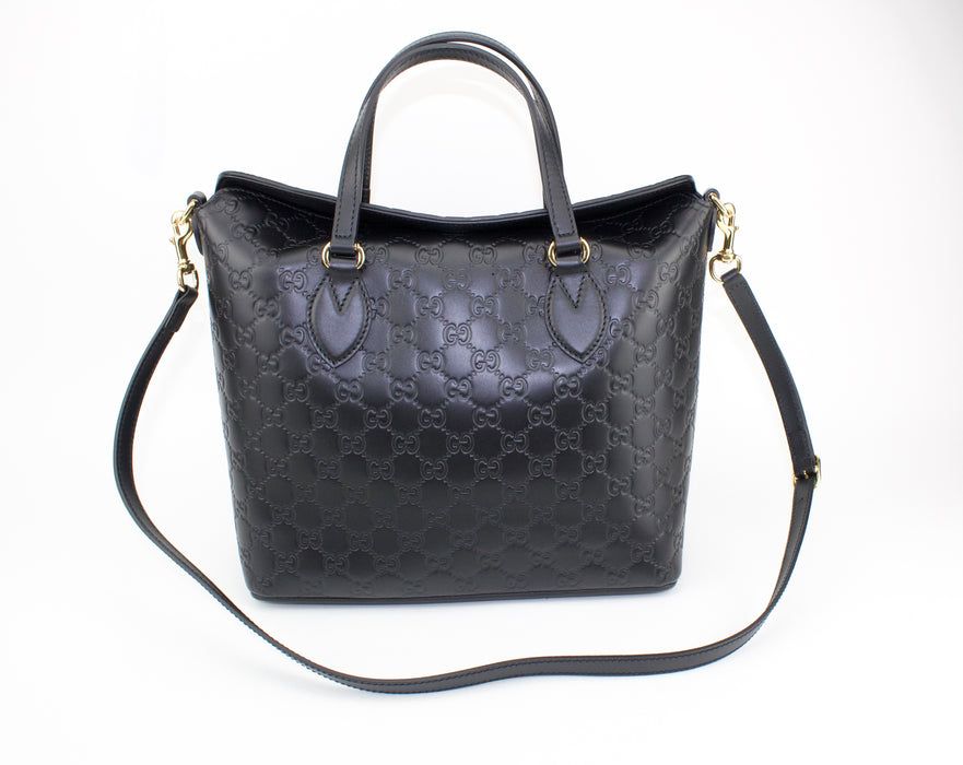 GUCCI GUCCISSIMA LINEA A BEE FOLDOVER BAG