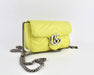 GUCCI GG MARMONT LEATHER SUPER MINI YELLOW