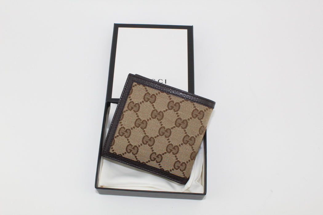 GUCCI GG MEN WALLET BROWN