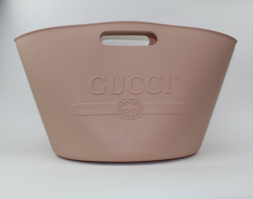 GUCCI LOGO RUBBER BUCKET TOTE BAG - LuxurySnob