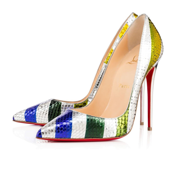 CHRISTIAN LOUBOUTIN SO KATE PYTHON 120 - LuxurySnob